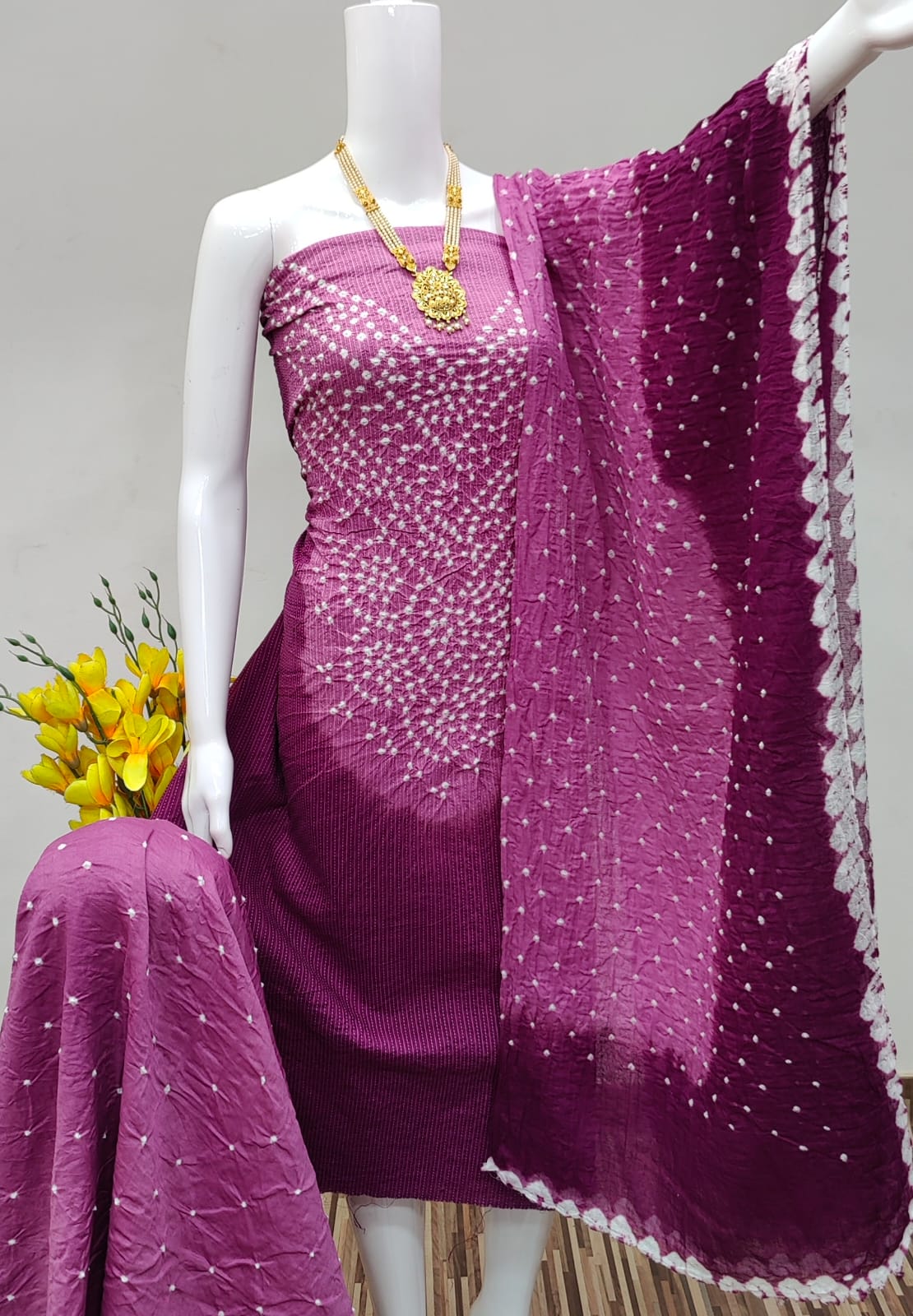 Bandhani Dress Material
