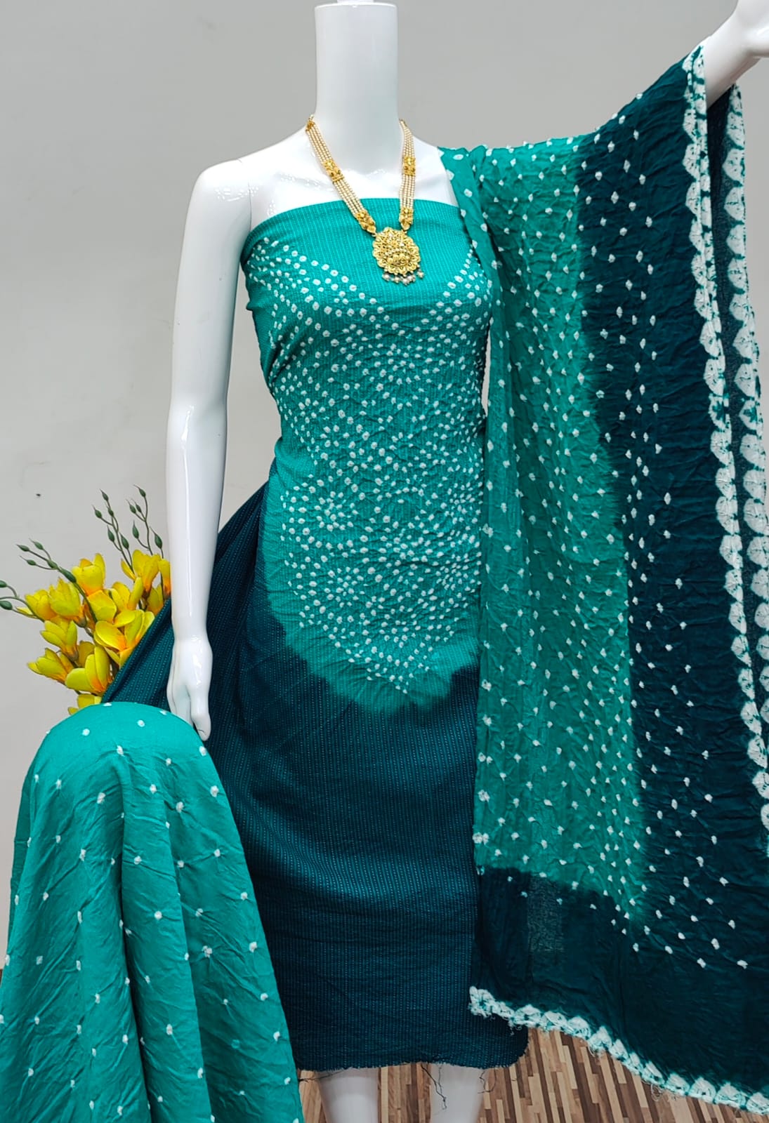 Bandhani Dress Material