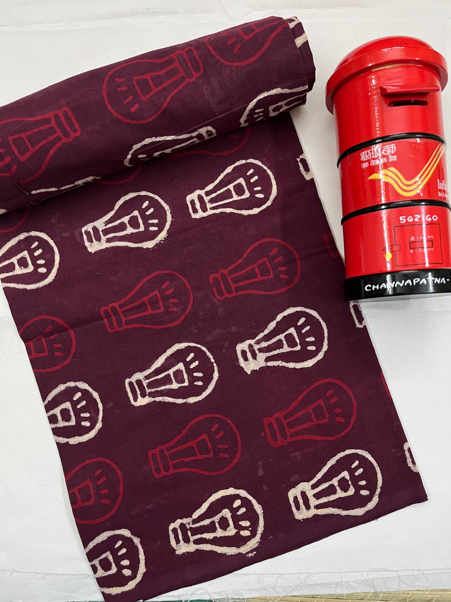 BULB Hand Block Print Fabric