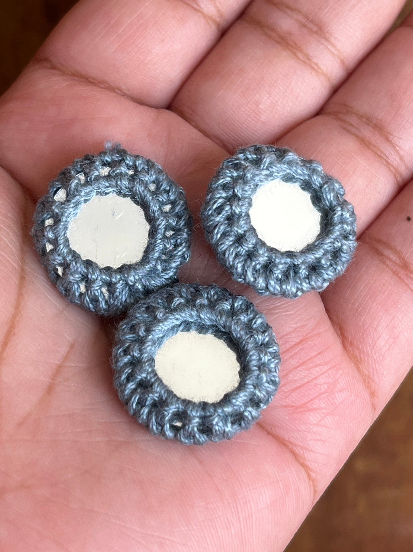 GREY Mirror Buttons