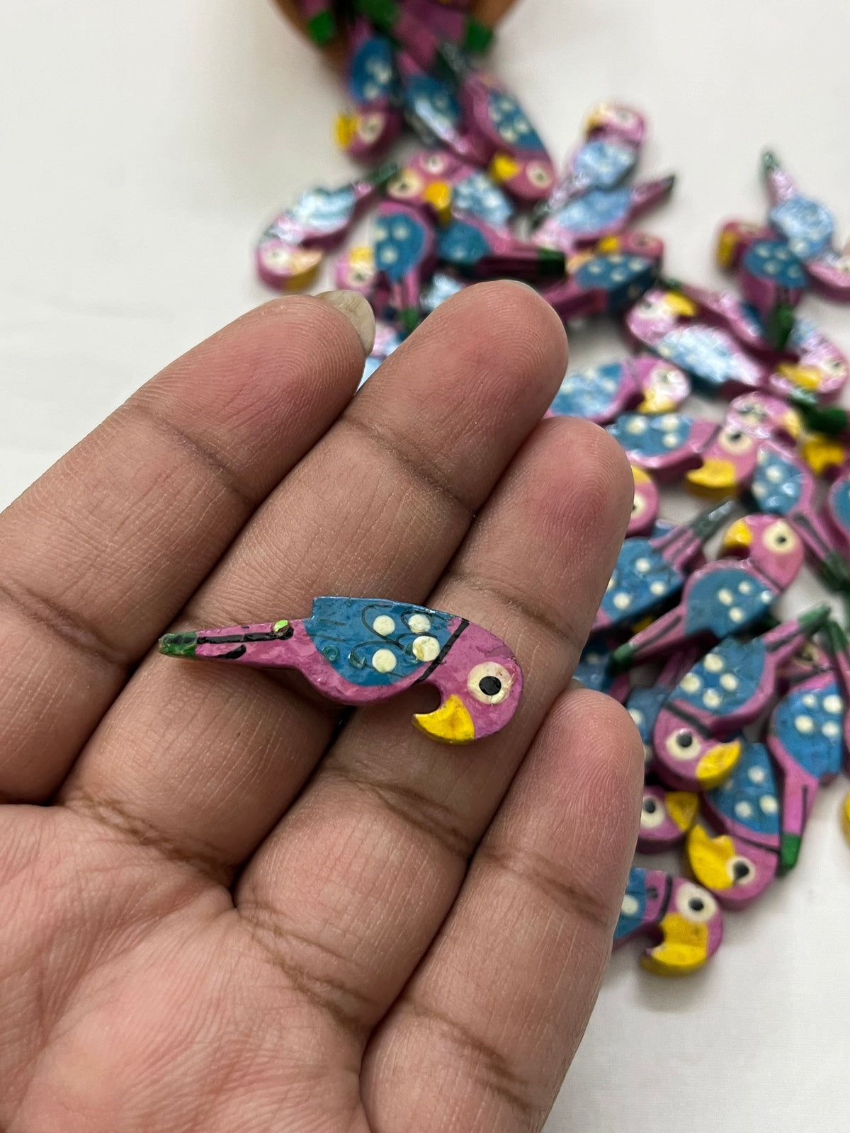 PURPLE Parrot Buttons