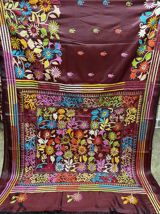 RANGEELA Kanthawork Saree