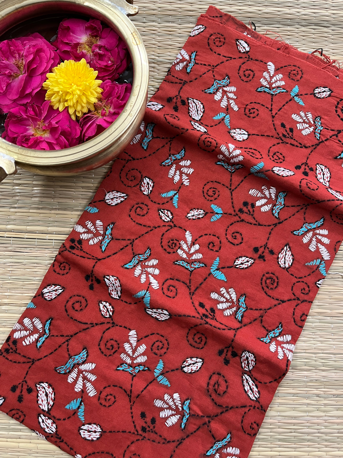 AKBP90 Allover Kanthawork Blouse Piece