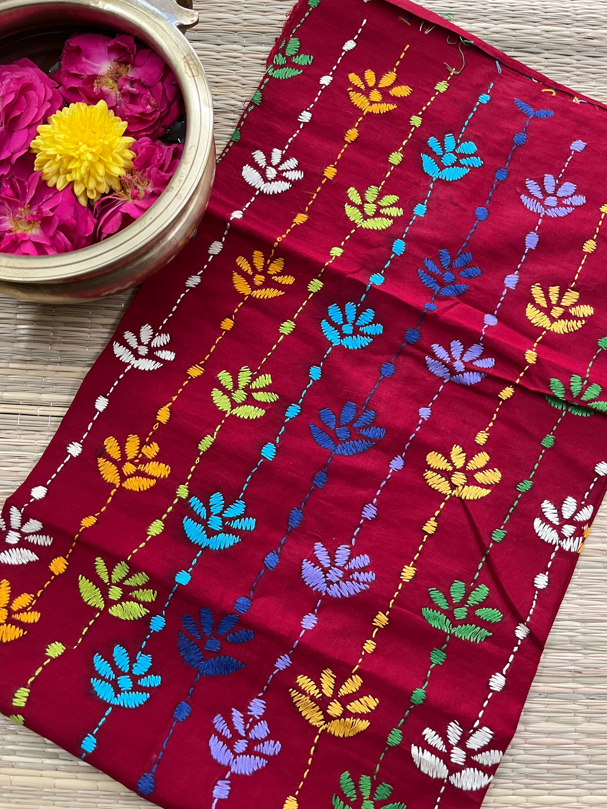 AKBP93 Allover Kanthawork Blouse Piece