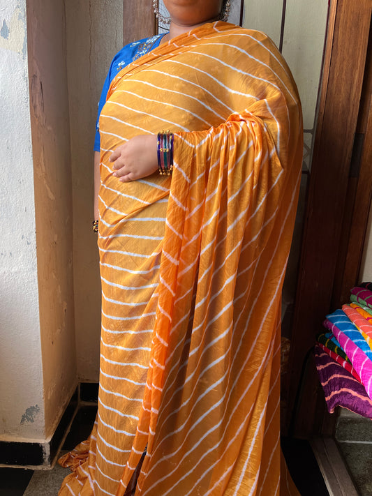 SANDAL Lehariya Saree