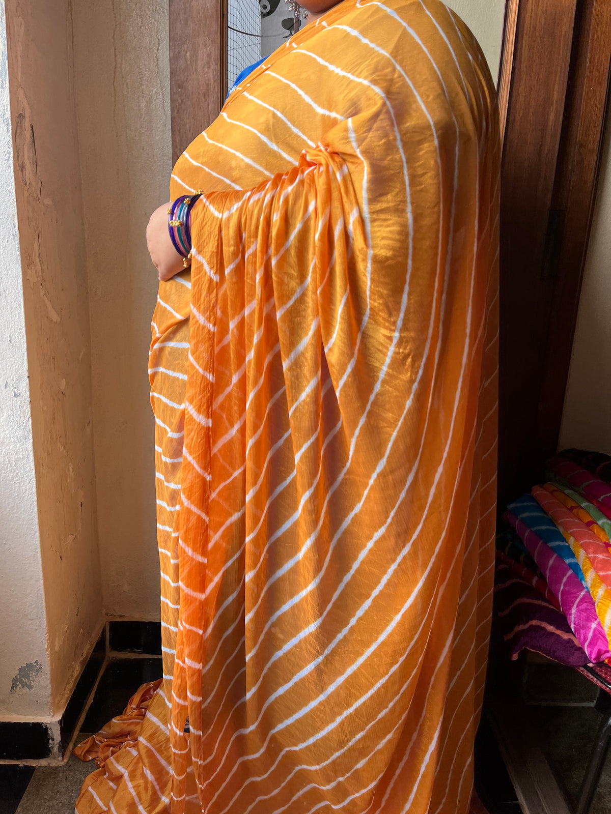 SANDAL Lehariya Saree