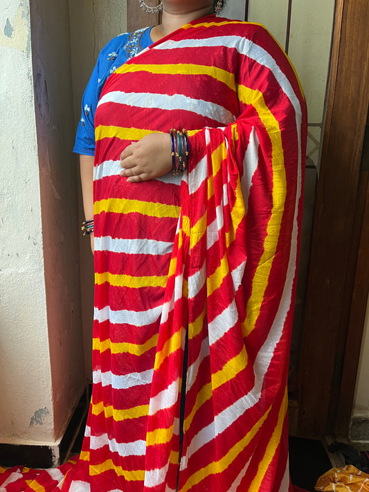 Mothra Lehariya Saree