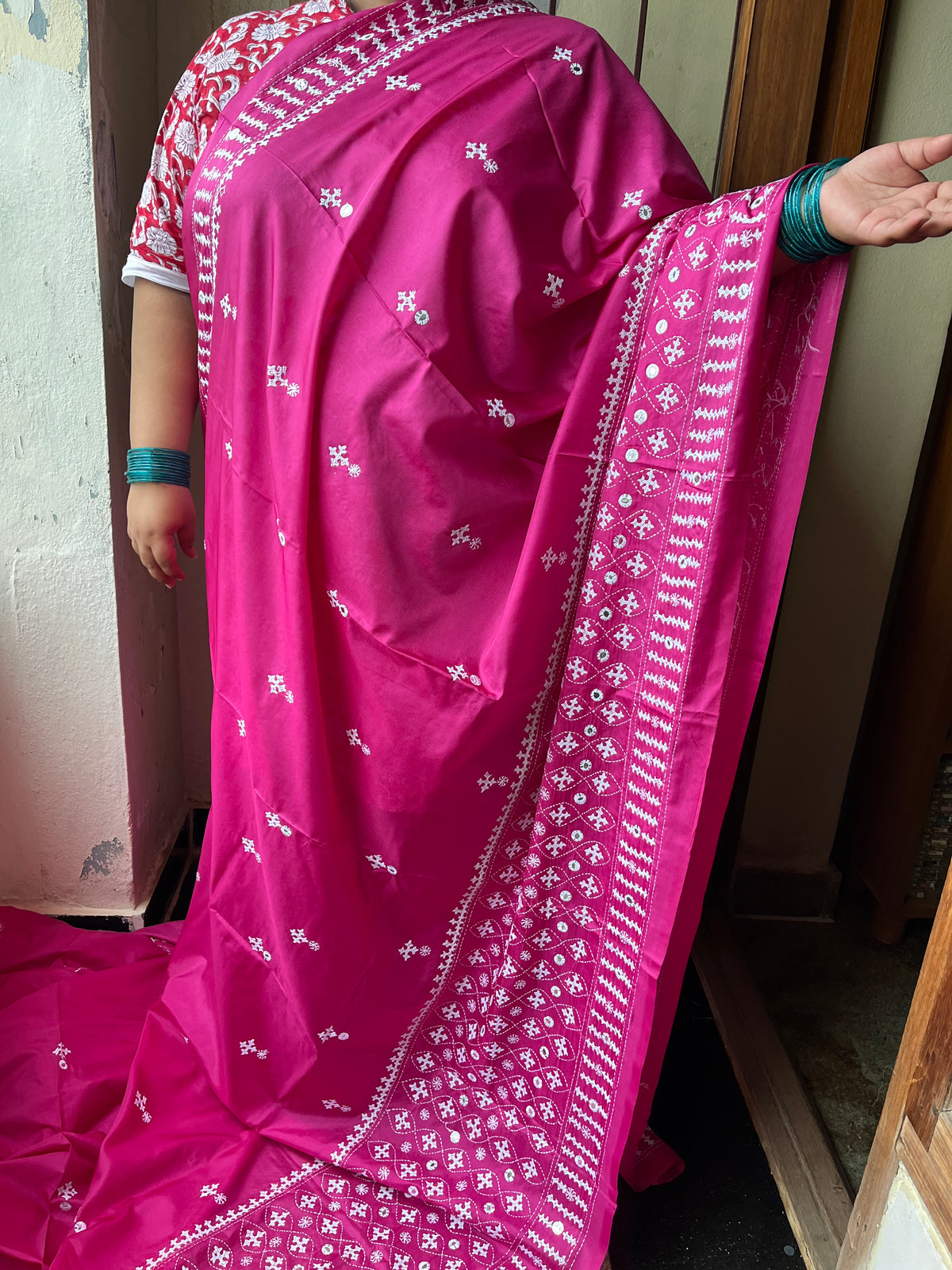 GRAND Kutchwork Saree