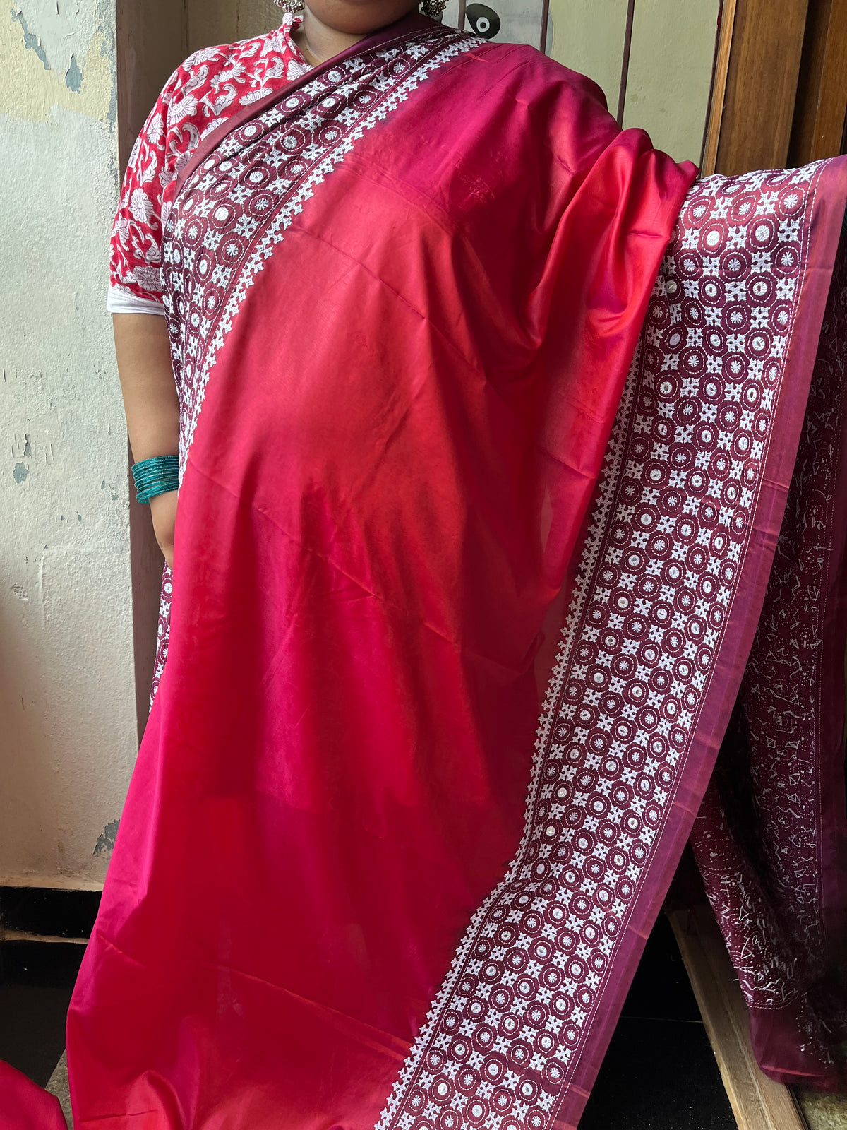 GRAND Kutchwork Saree