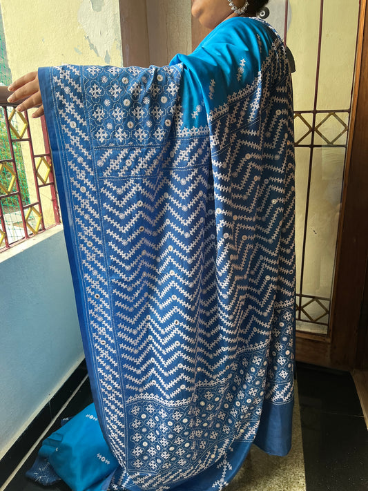 CHARMING Kutchwork Saree