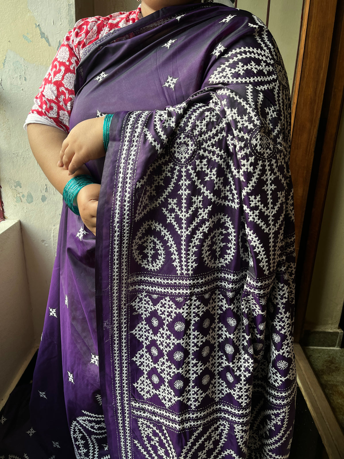 NAKSHATRA Kutchwork Saree