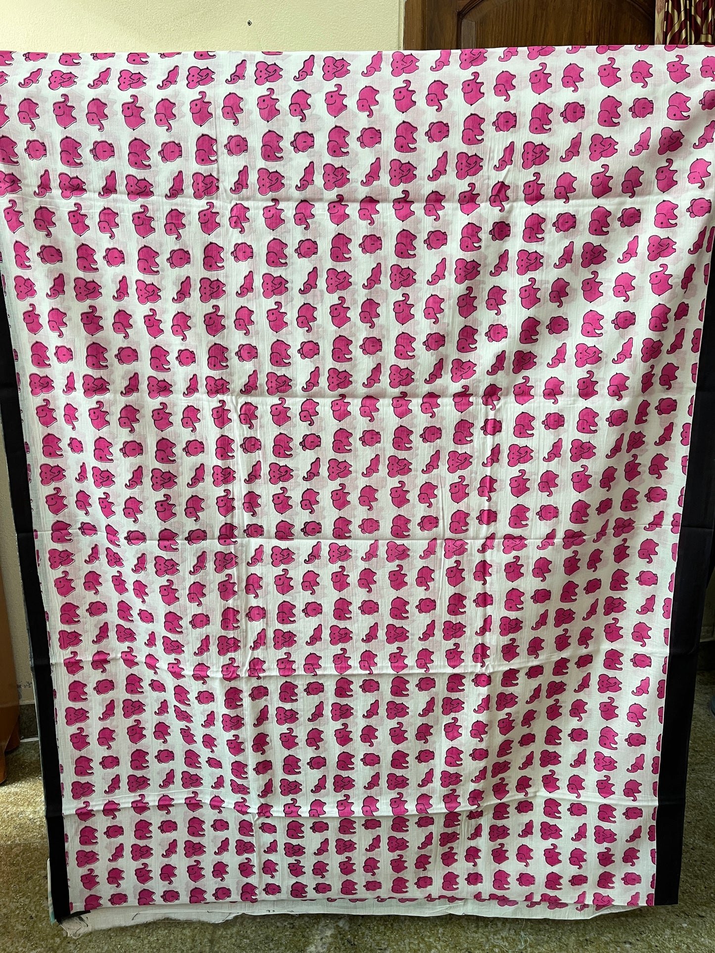 Mulmul Cotton Block Print Saree