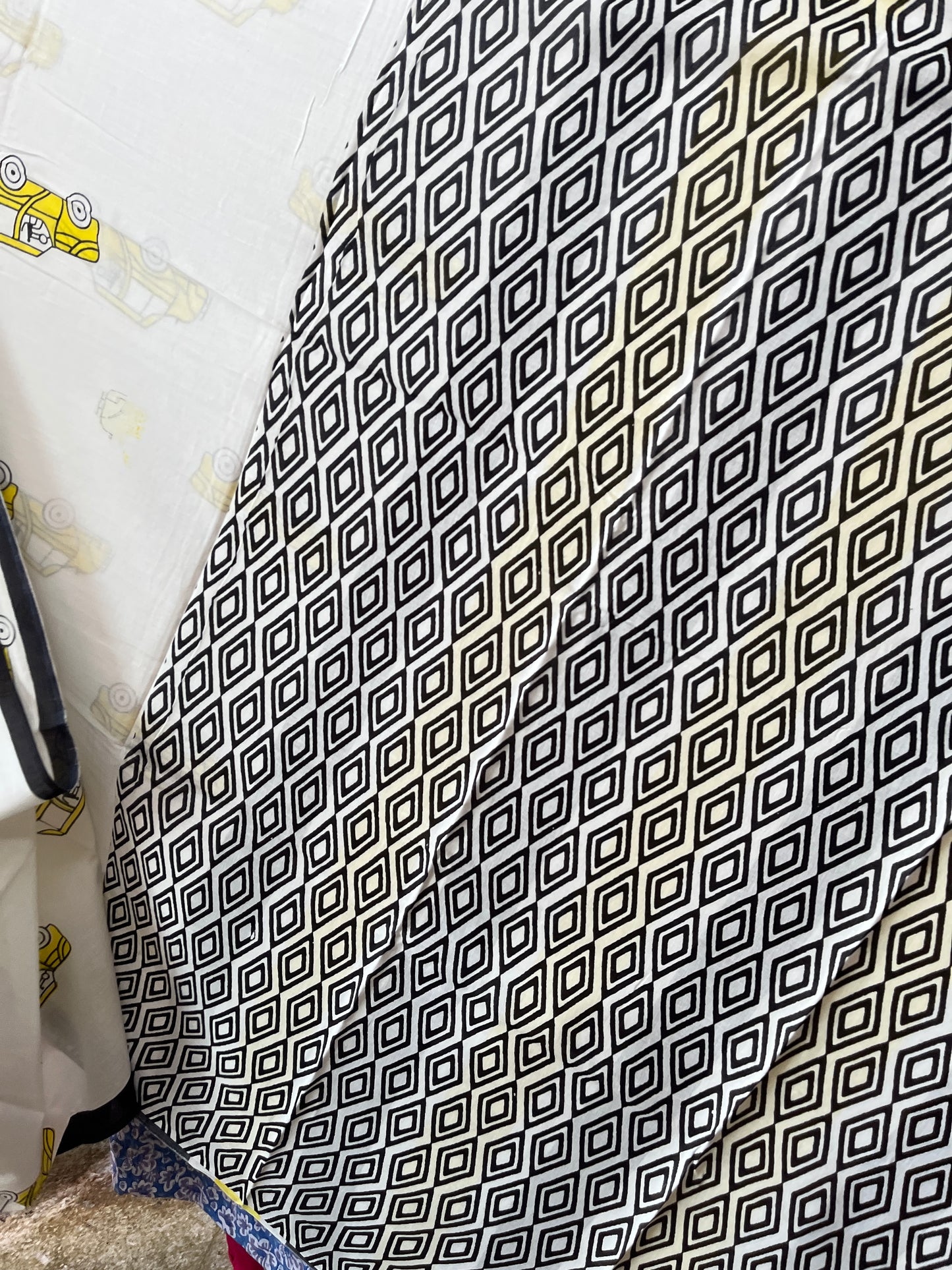 Mulmul Cotton Block Print Saree