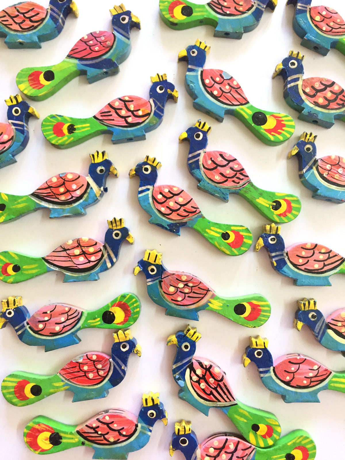 Big Peacock Buttons