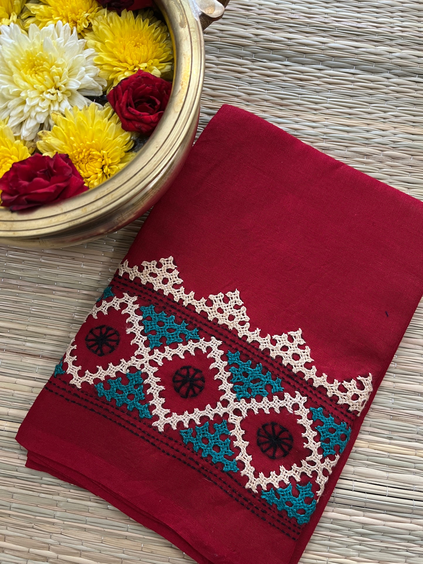 KUTBP55 Kutchwork Blouse Piece
