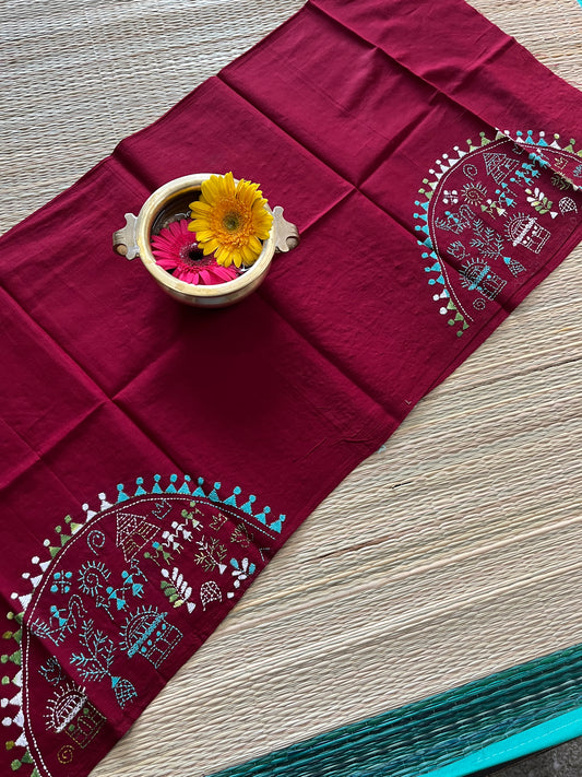 DKBP17 Designer Kanthawork Blouse Piece