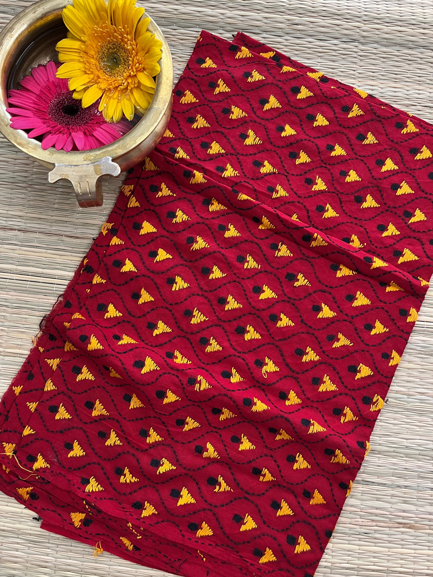 AKBP33 Allover Kanthawork Blouse Piece