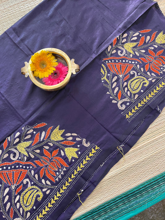 SKABP33 Art Silk Kanthawork Blouse Piece