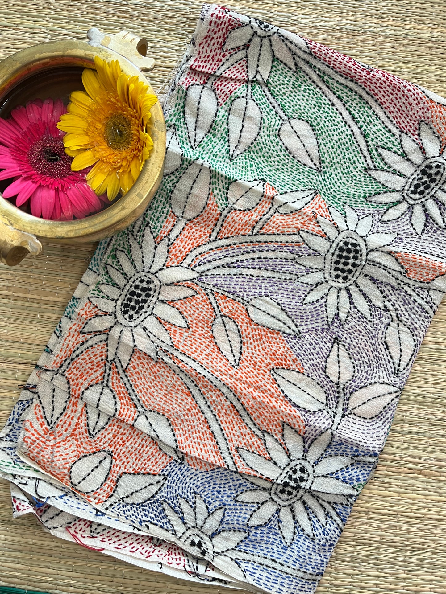 AKBP80 Allover Kanthawork Blouse Piece