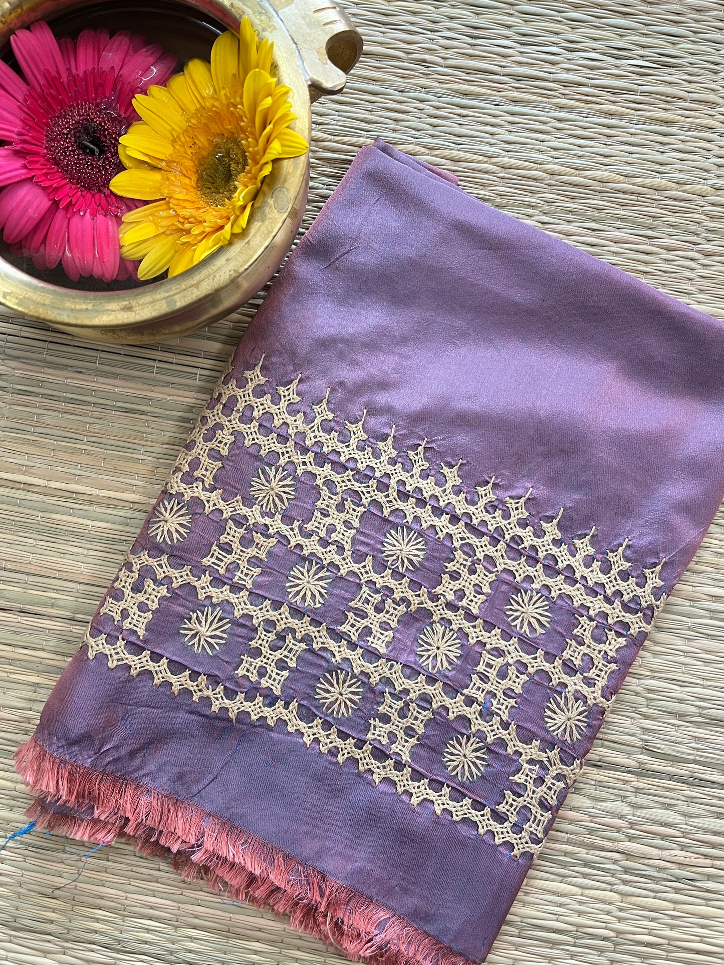 SKUBP3 Art Silk Kutchwork Blouse Piece