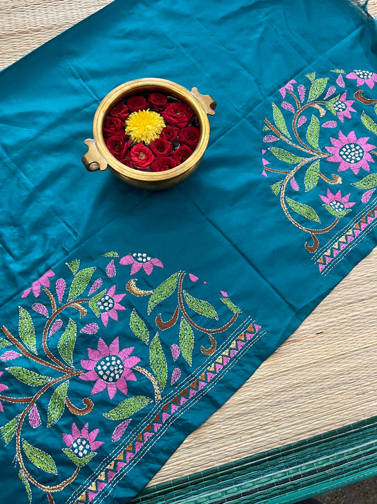 SKABP44 Art Silk Kanthawork Blouse Piece