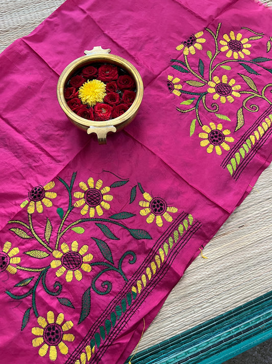 SKABP48 Art Silk Kanthawork Blouse Piece