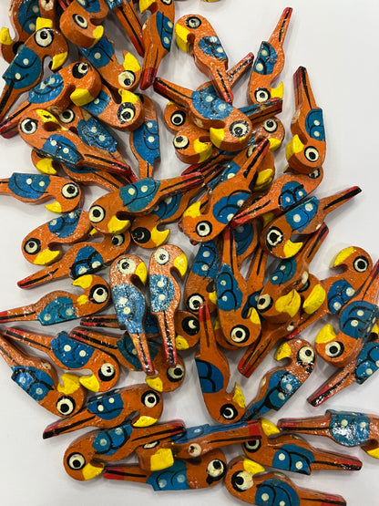 BROWN Parrot Buttons