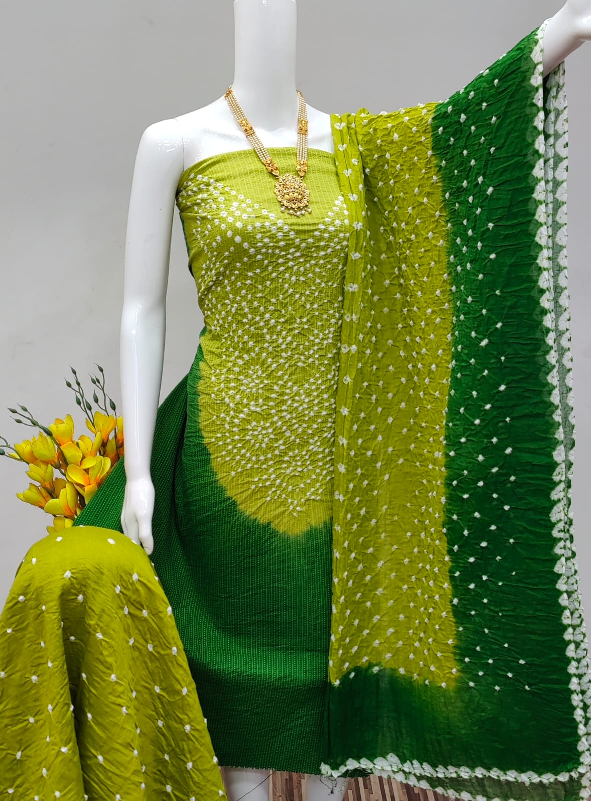 Bandhani Dress Material