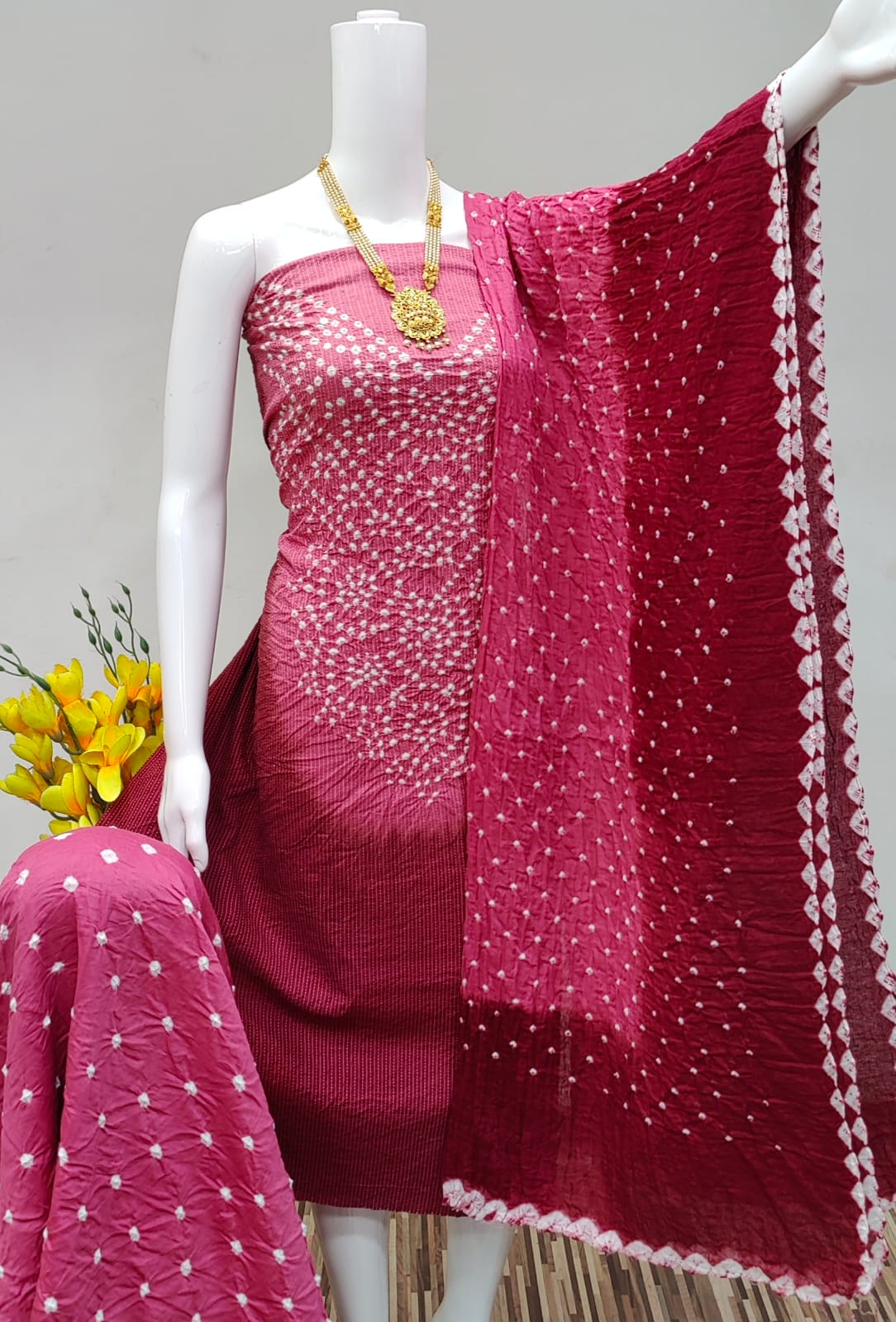 Bandhani Dress Material