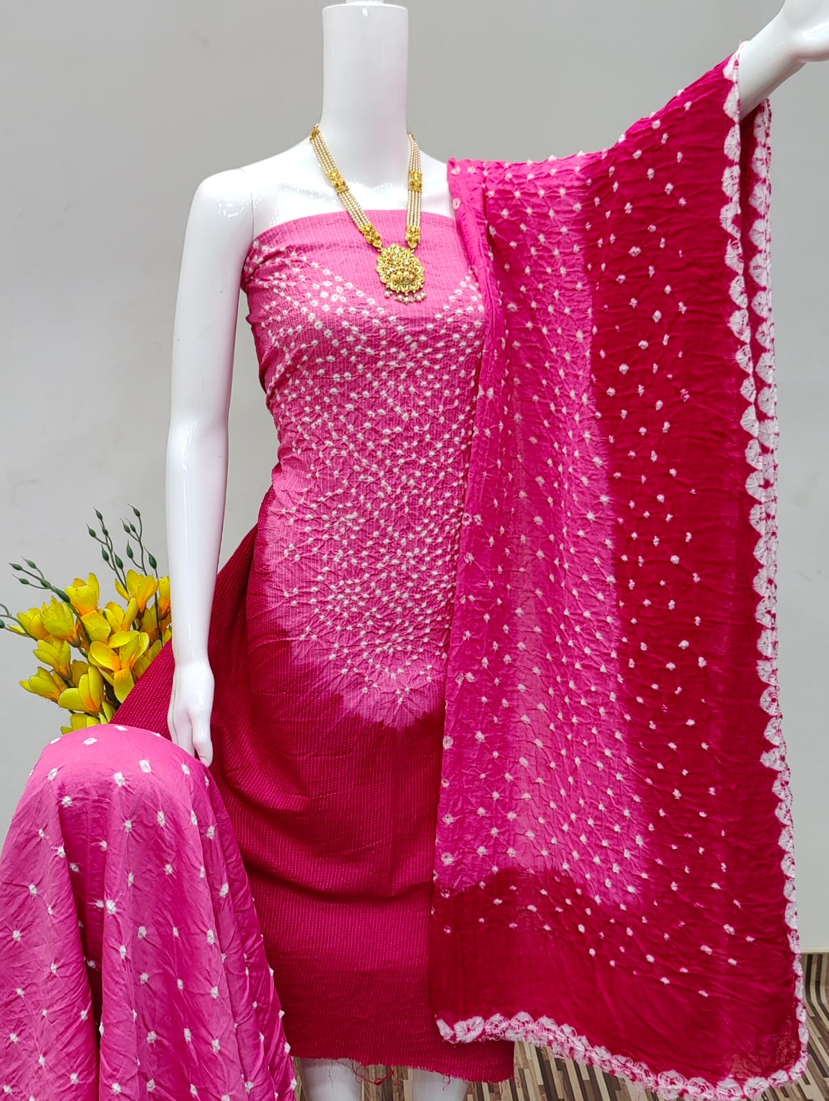 Bandhani Dress Material
