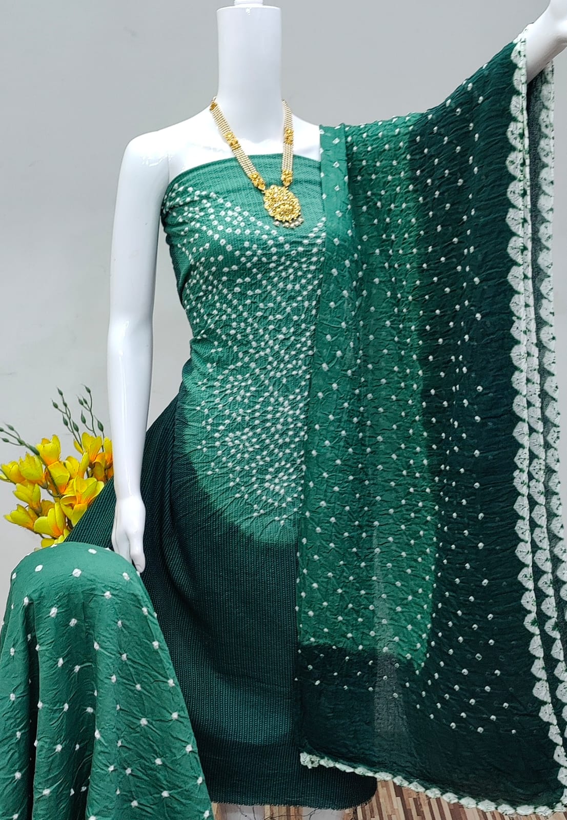 Bandhani Dress Material