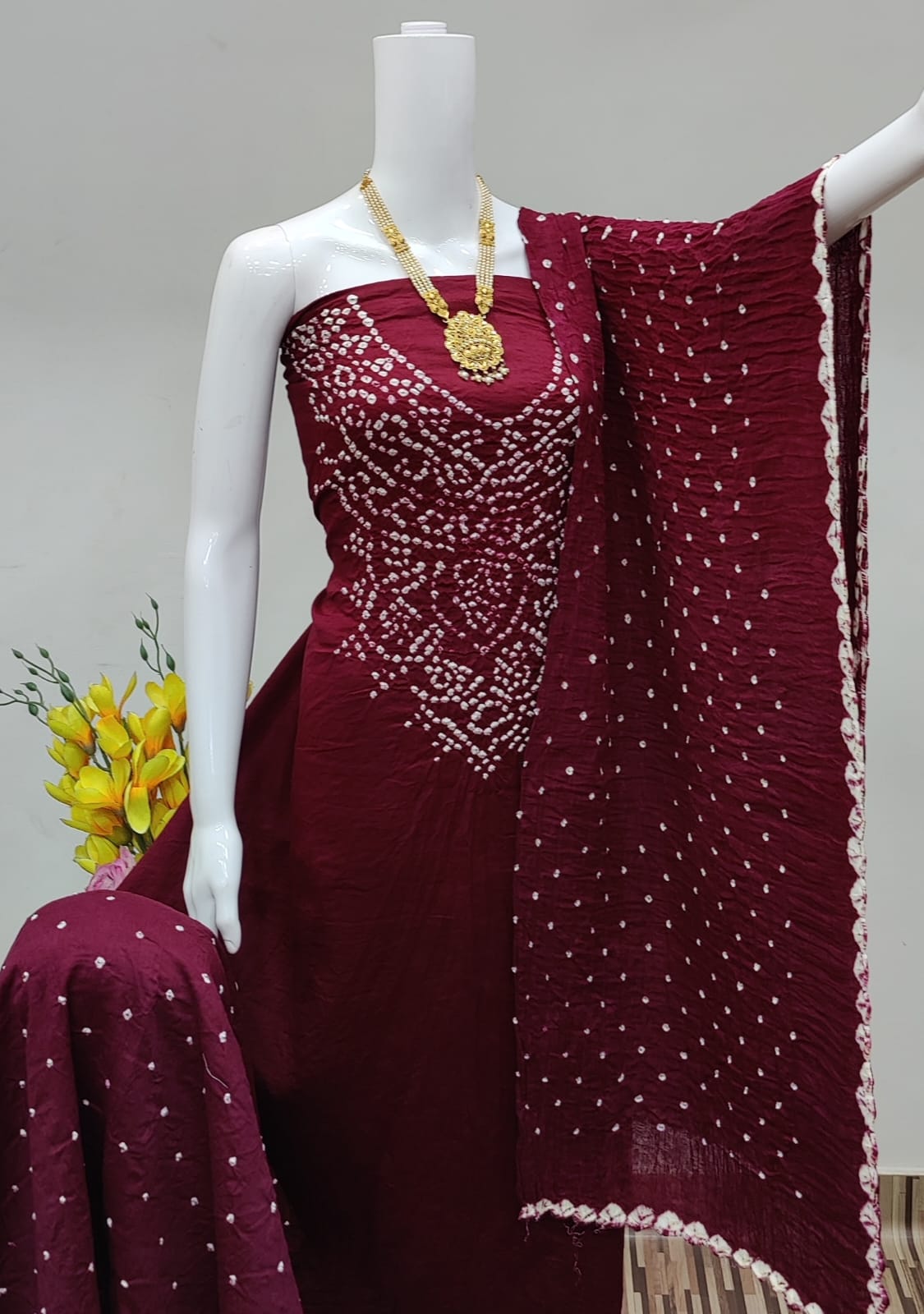 Bandhani Dress Material
