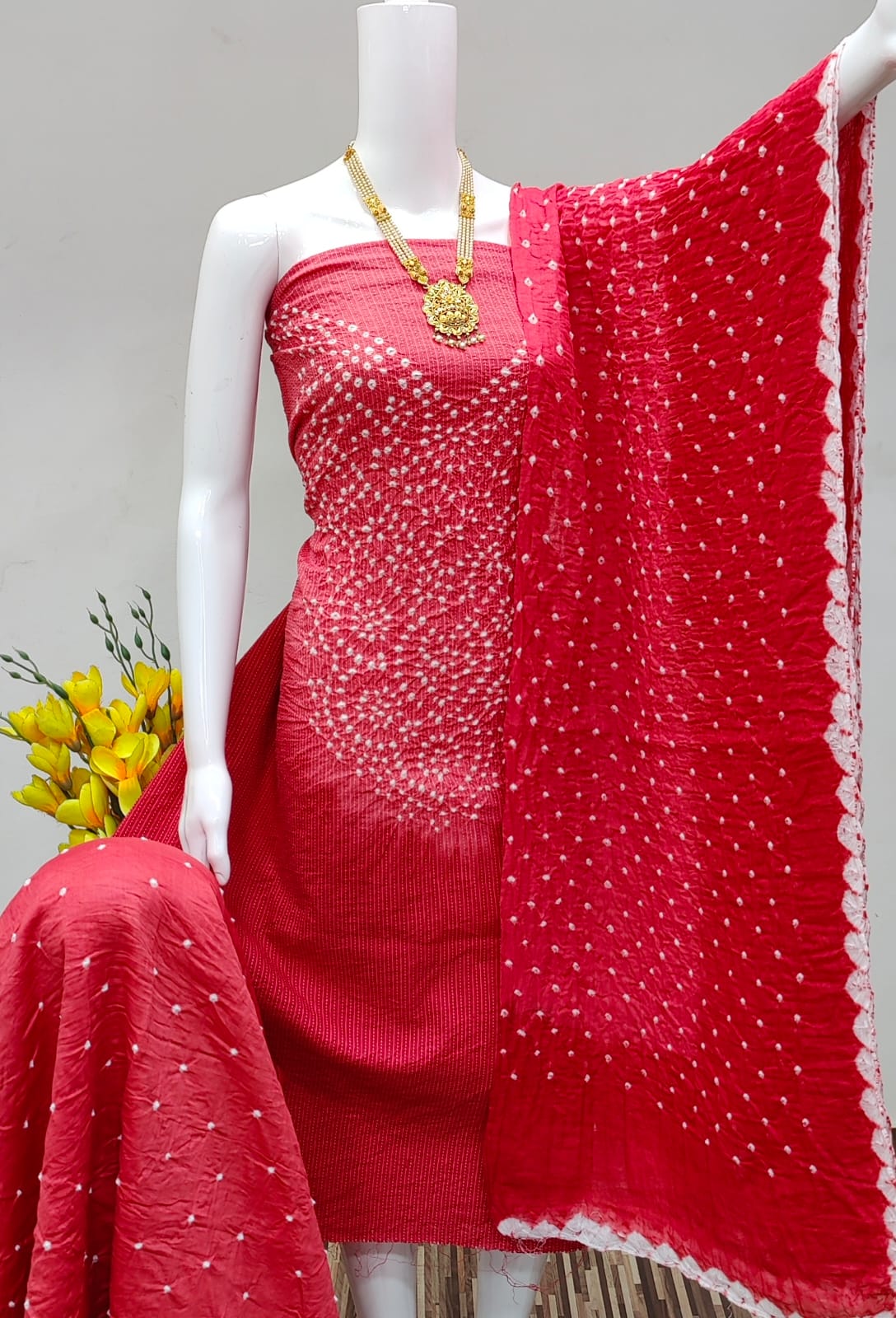 Bandhani Dress Material