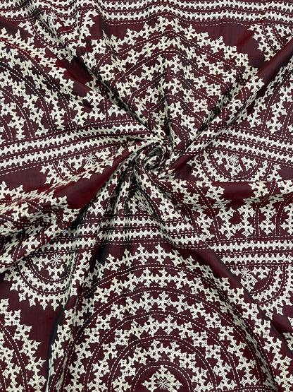 SUNRISE Kutchwork Saree