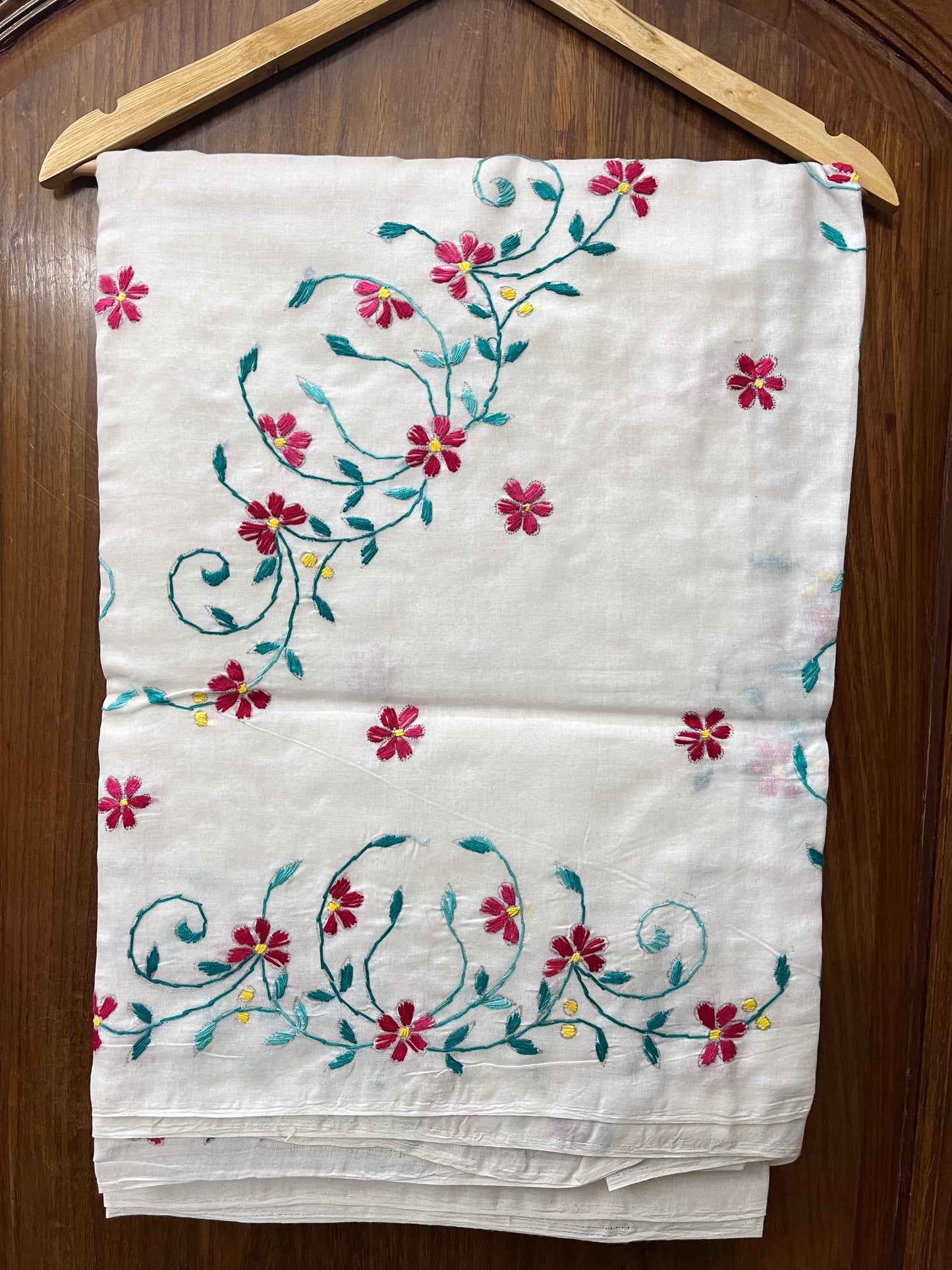 Cotton Kanthawork Saree