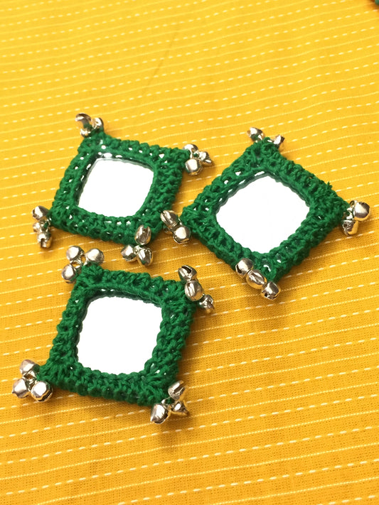 Ghungroo Big Mirror Buttons