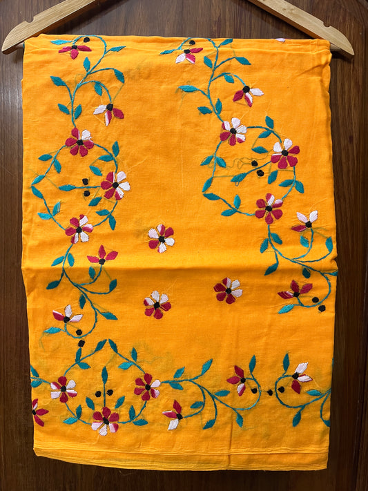 Cotton Kanthawork Saree
