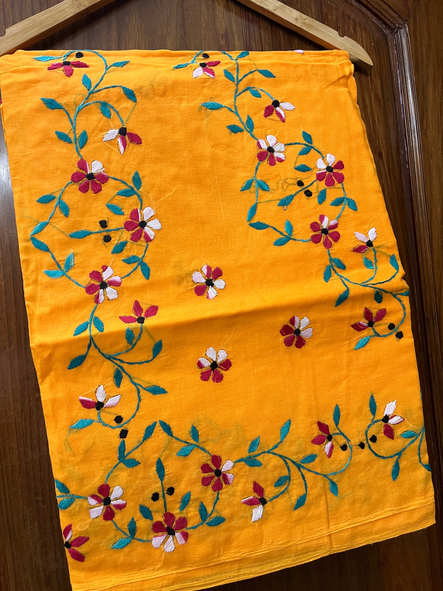 Cotton Kanthawork Saree