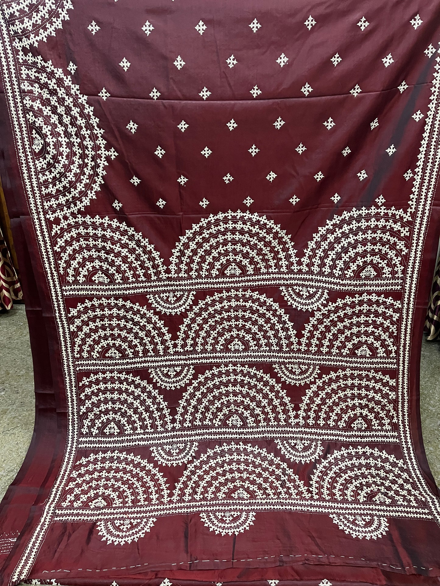 SUNRISE Kutchwork Saree