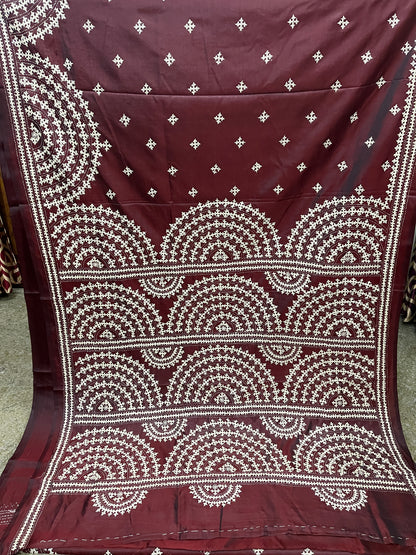 SUNRISE Kutchwork Saree