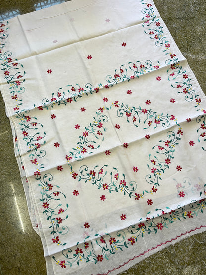 Cotton Kanthawork Saree