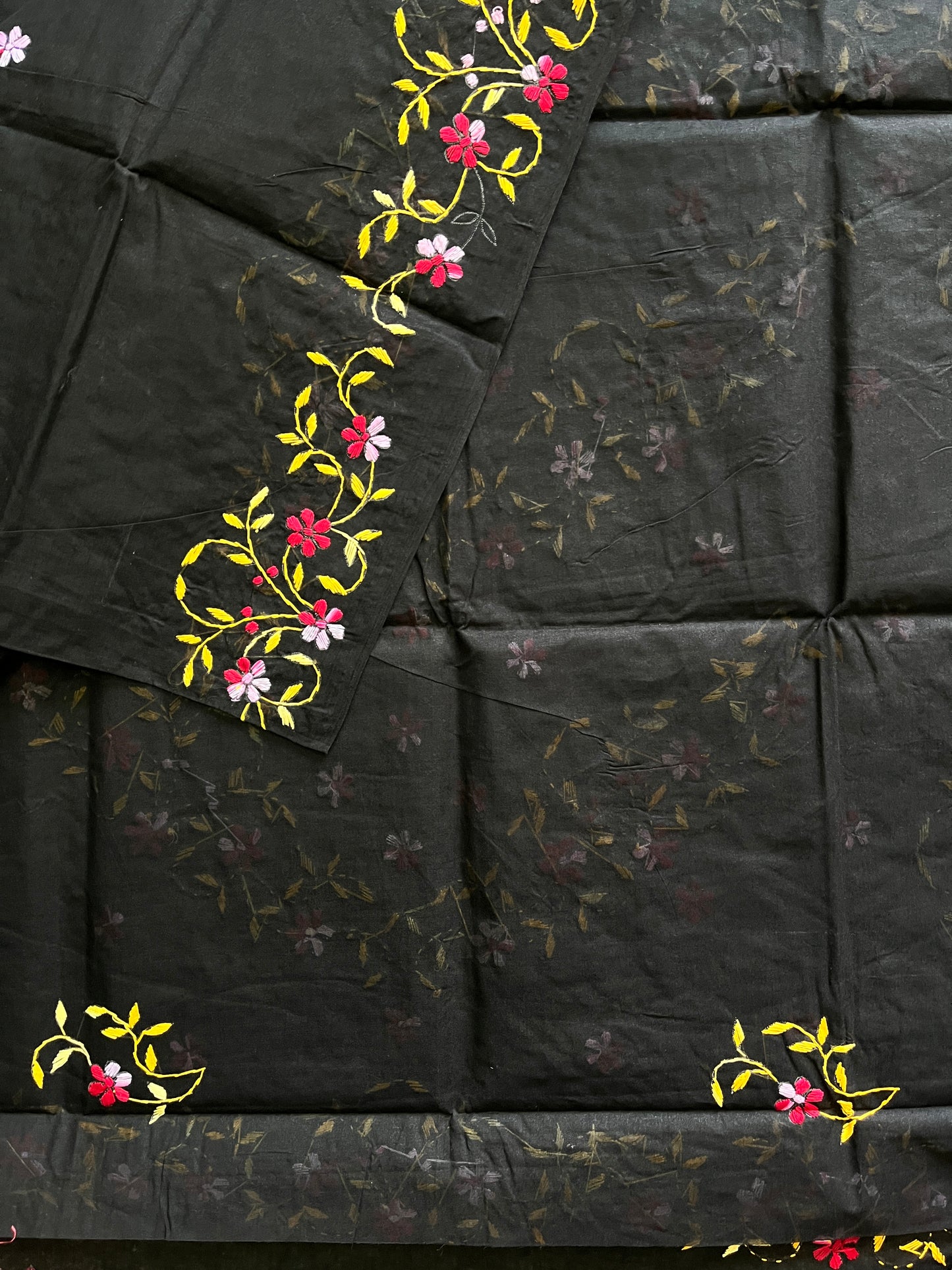 Cotton Kanthawork Saree
