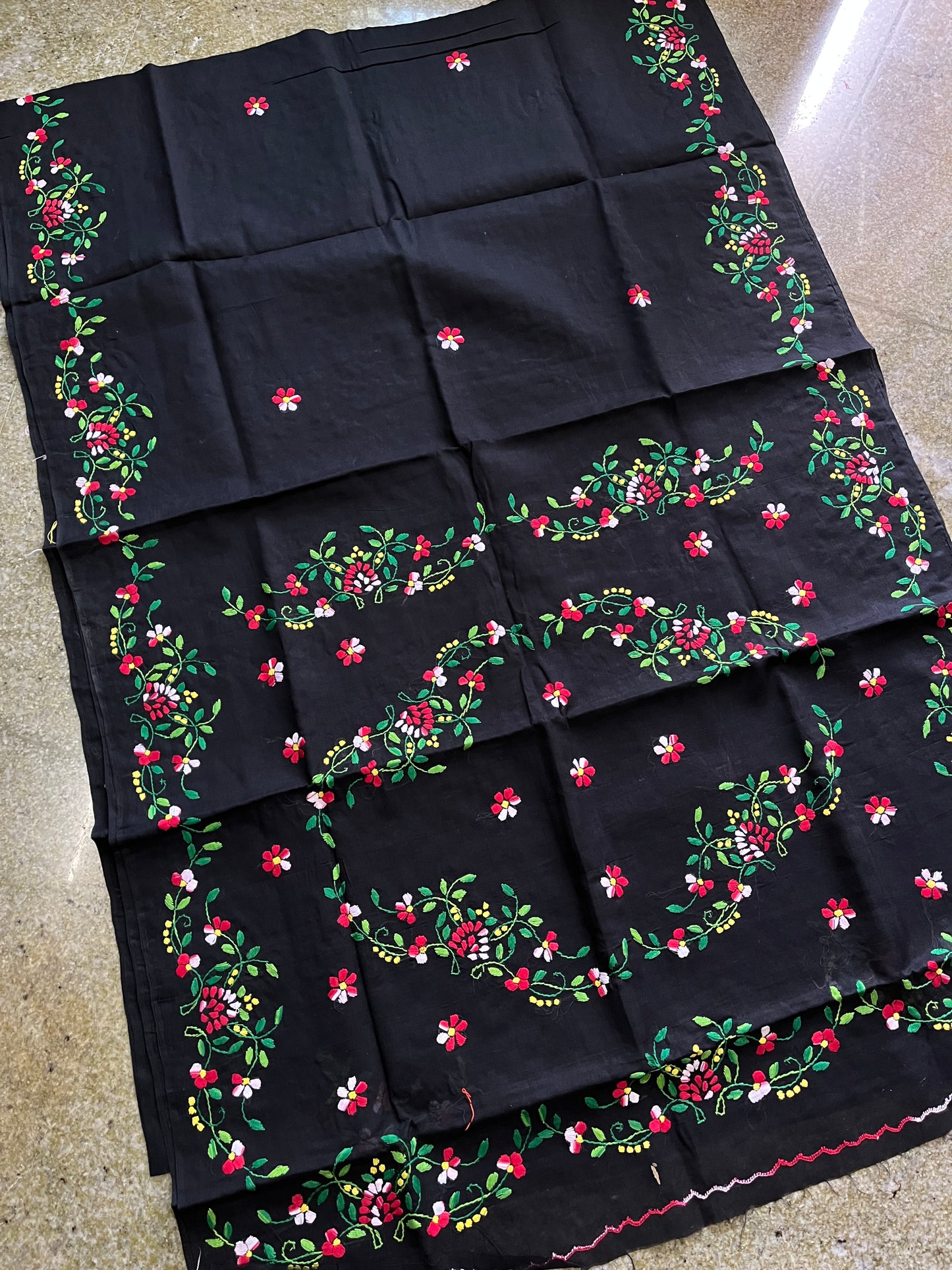 Cotton Kanthawork Saree