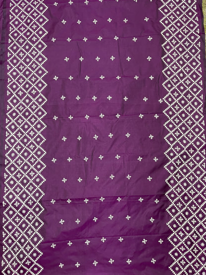 PRETTY Kutchwork Saree