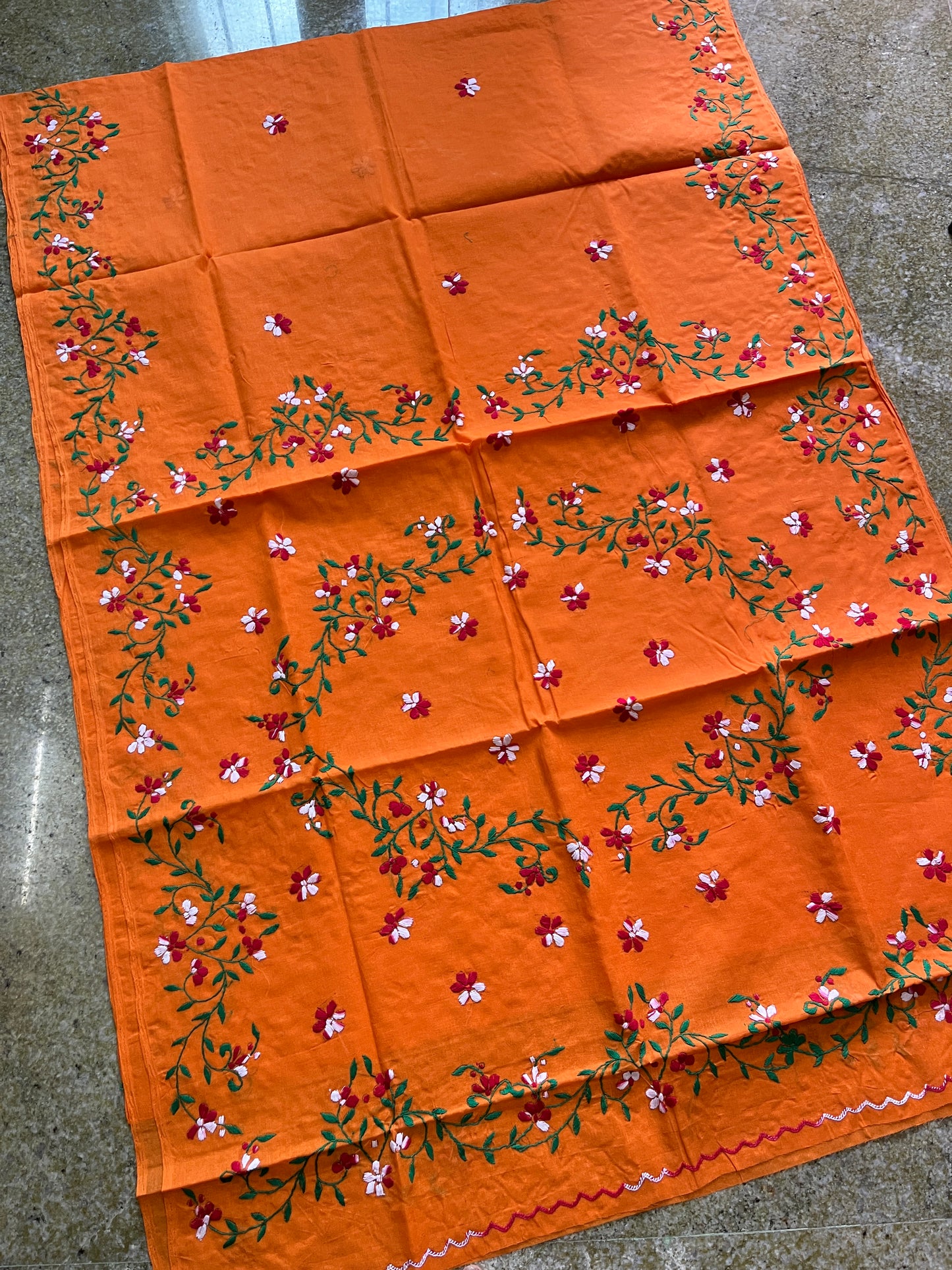 Cotton Kanthawork Saree