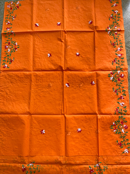 Cotton Kanthawork Saree