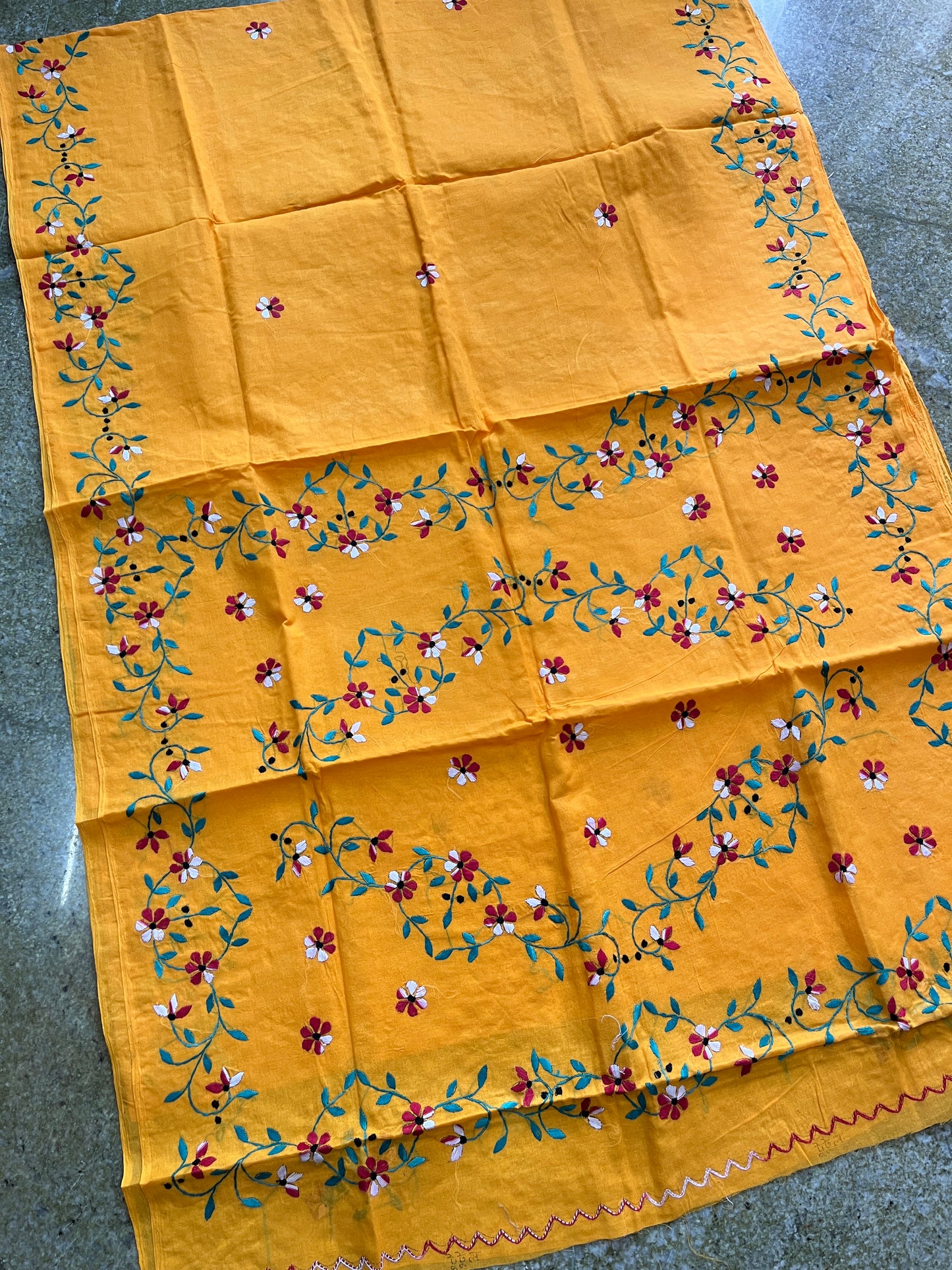 Cotton Kanthawork Saree