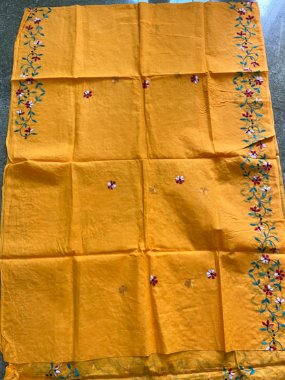 Cotton Kanthawork Saree