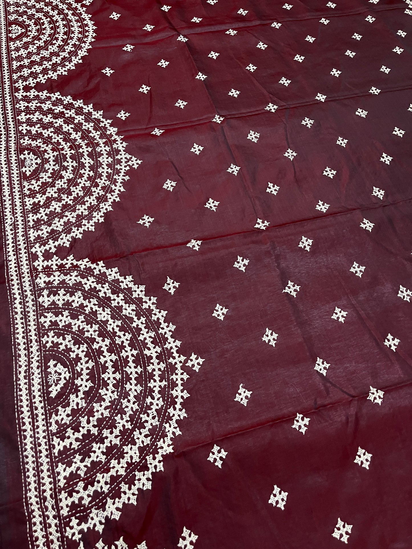 SUNRISE Kutchwork Saree