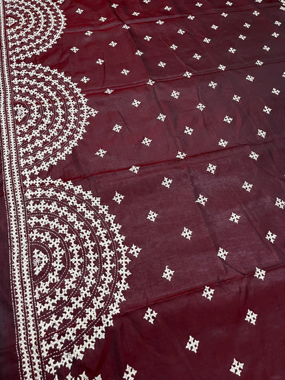 SUNRISE Kutchwork Saree
